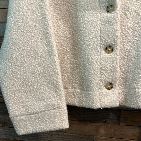 Mododoc Long Sleeve 3 Button Boucle Cardigan Jacket Women’s Size Small - Picture 3 of 7